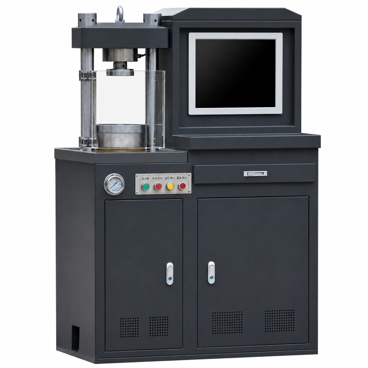 Servo-Hydraulic Cement Compression Machine (300 kN)