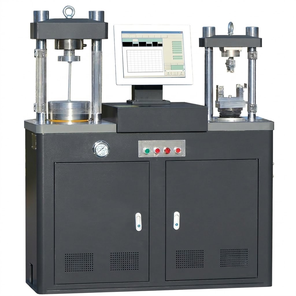 Automatic Cement Compression & Flexural Machine (300 kN / 10 kN)