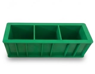 Triple-Gang Mortar Cube Test Mold (70.7 x 70.7 mm)